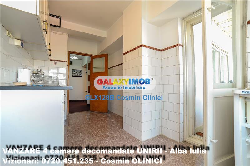 Apartament 4 camere mobilat, Bld. Unirii-Alba Iulia, pentru birouri