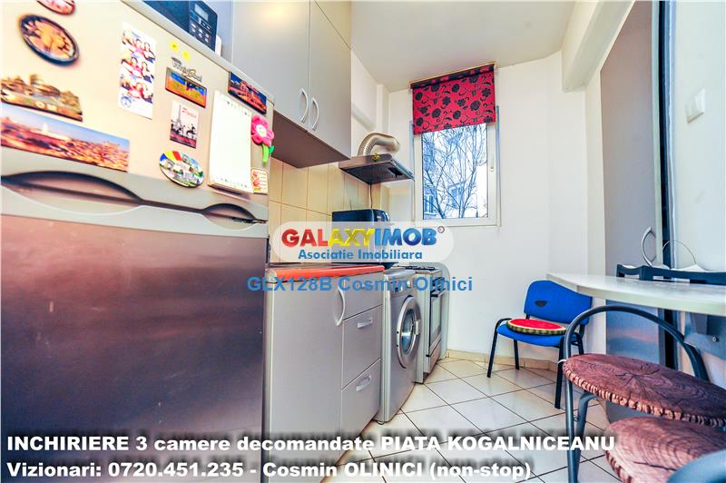 Inchiriere apartament 3 camere Piata M. Kogalniceanu