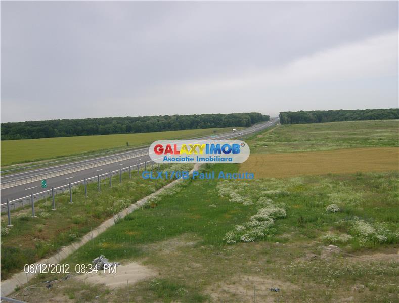 Teren Snagov Nod Autostrada A3 vedere Padure 7000 mp