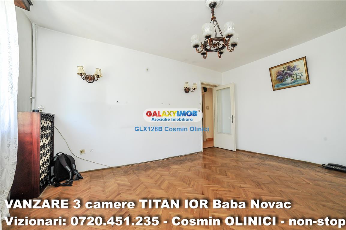 VANZARE 3 camere TITAN  - Baba Novac - parc IOR