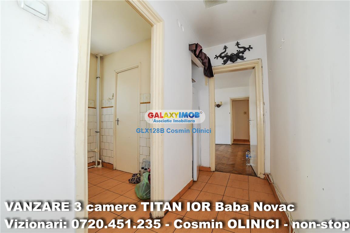 VANZARE 3 camere TITAN  - Baba Novac - parc IOR