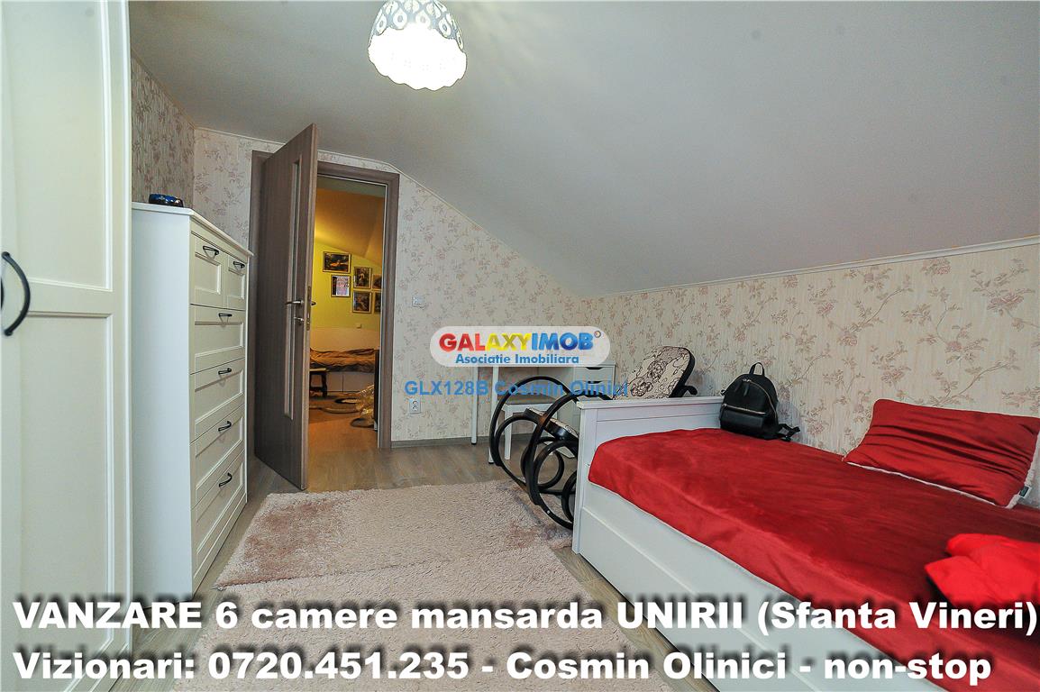 VANZARE apartament 6 camere mansarda vila UNIRII zona SFANTA VINERI