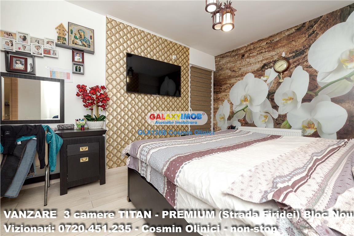 Vanzare Apartament 3 camere TITAN - PREMIUM (Strada Firidei) Bloc Nou