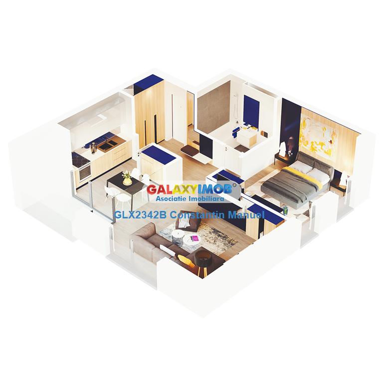 Apartament cu 2 camere, personalizat, elegant, in Cloud 9, Aviatiei