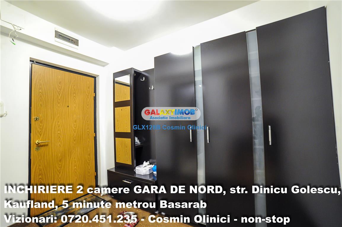 Inchiriere 2 camere, Gara de Nord, Kaufland, 5 min. metrou Basarab