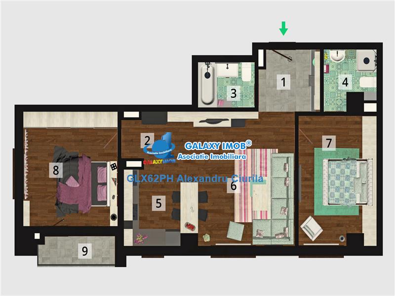 Vanzare apartament 3 camere in bloc nou, Ploiesti, zona centrala