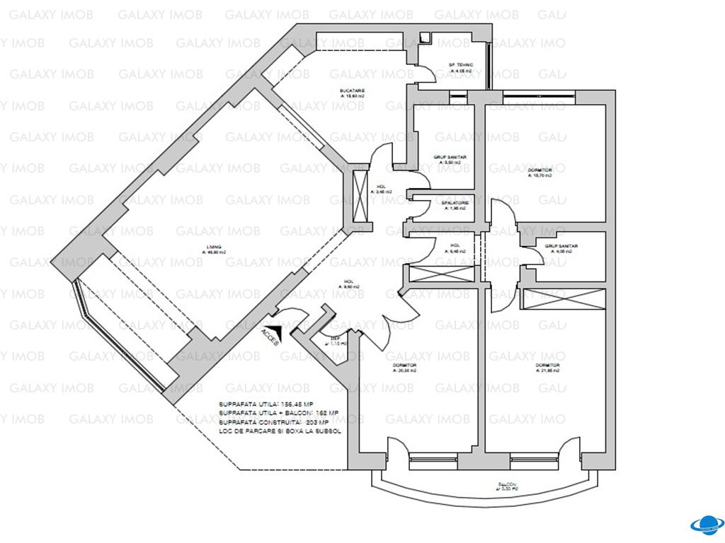 Vanzare inchiriere  apartament  lux 4 camere Primaverii  Tur virtual
