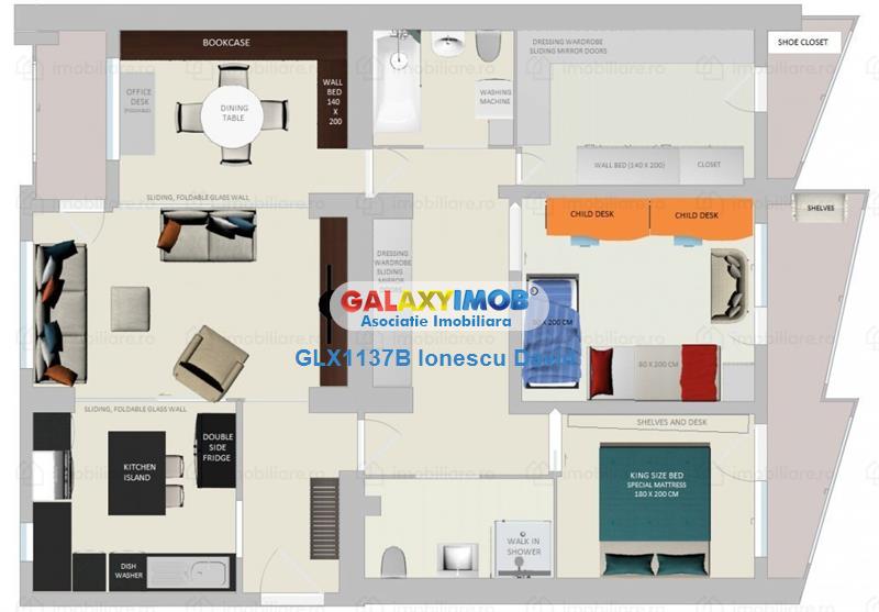 Apartament 5 camere la 150 metri de parc Cismigiu | Smart Home