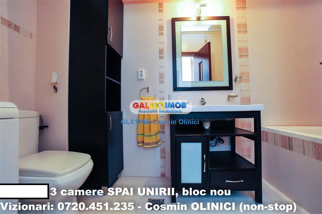 Apartament 3 camere bloc nou SPLAI Unirii - 700 m metrou Mihai Bravu