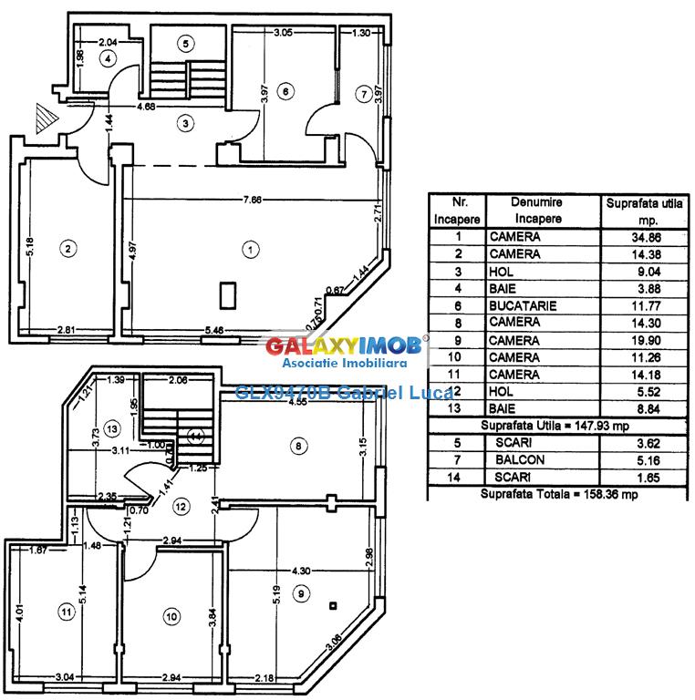 Apartament 6 camere 158 mp | Centrala | Nou | Pantelimon | TVA  0% |