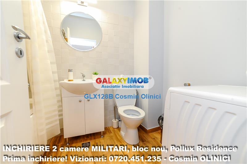 Inchiriere 2 camere bloc nou Militari, Pollux Residence