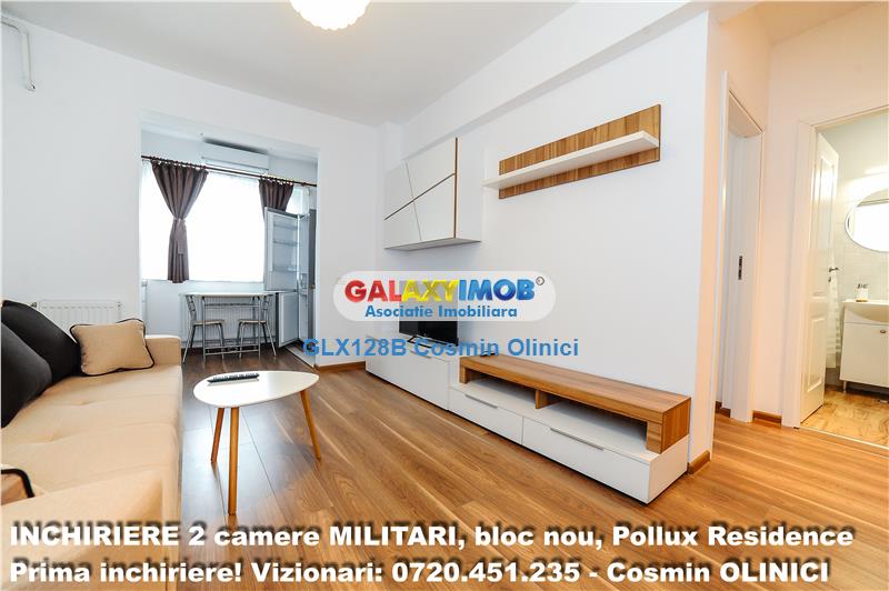 Inchiriere 2 camere bloc nou Militari, Pollux Residence