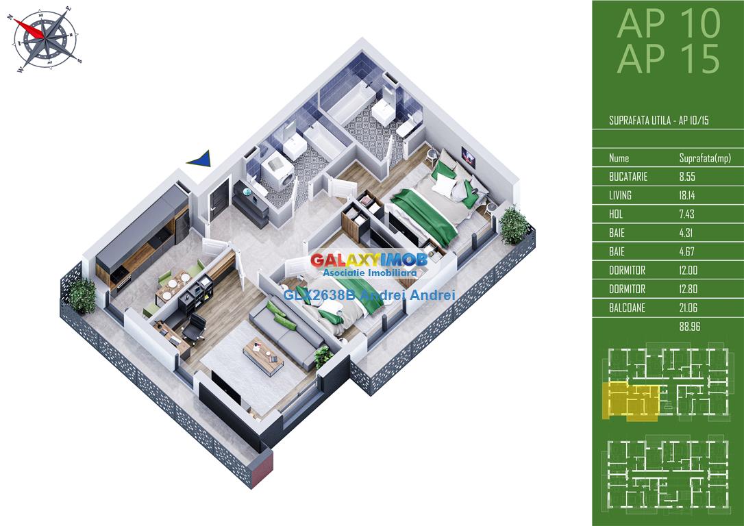 Pallady-IKEA-Metrou - Complex Rezidential Premium, Comision 0