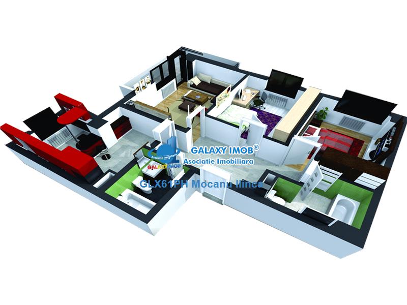 Vanzare apartament 3 camere, BLOC NOU, Ploiesti, Mihai Bravu