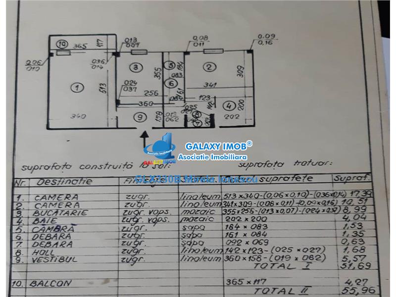 Vanzare apartament 2 camere decomandat Militari/ Lujerului