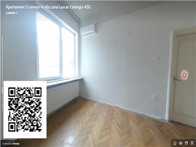 Apartament 3 camere in vila Lascar Catargiu-ASE (tur virtual)