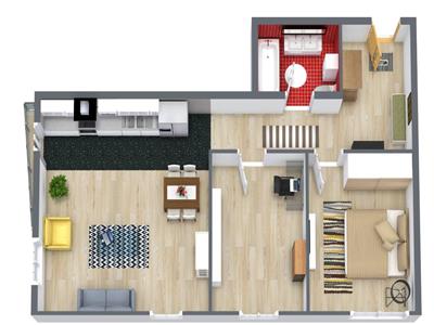 Apartament 3 camere decomandat Et 2/3 Bl 2023 Vitan-Mihai Bravu
