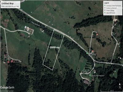 Vindem teren 20000 mp cheile rasnoavei - brasov , pentru case vacanta