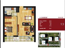 Vanzare/Inchiriere apartament 2 camere Unirii  IN CITY RESIDENCE